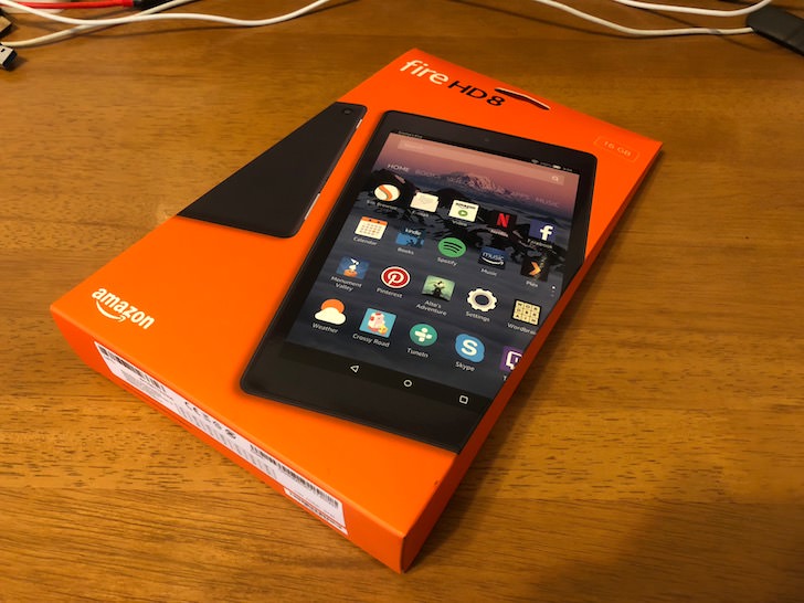 Fire Hd 8 17年モデル を購入 Kindle等のamazonサービス利用が捗る いろマト